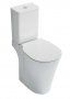 Ideal Standard Imagine Aquablade Connect Air toilet seat E036501 white, hinge stainless steel, sandwich Standard Close U855401 /  E8894 / E8895 