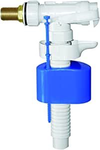 FLUSHDADDY NJ313 Side Entry Anti Syphon Adjustable Fill Valve with 0.5-Inch Brass Tail