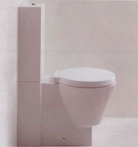 Galassia Arke Floor-Standing Back-To-Wall Toilet seat Standard Close 8872