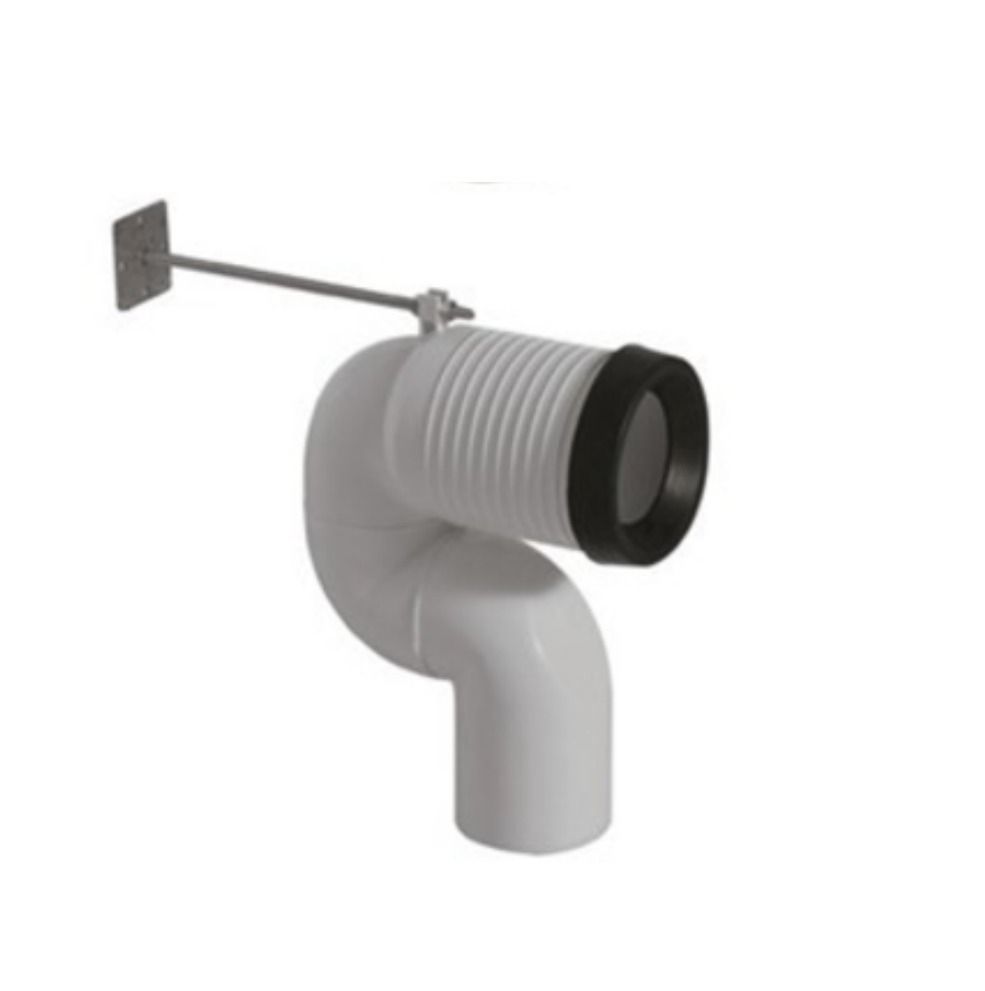 Galassia Elbow pipe for floor drain adjustable from 6 cms to 10 cms 9064