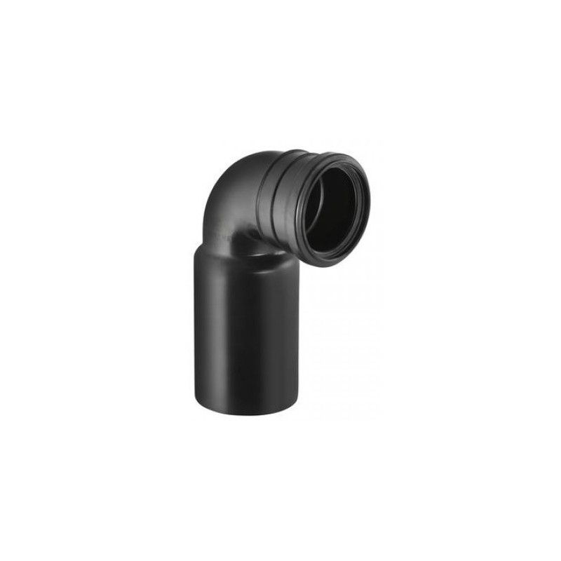 Geberit HDPE 90 Degree Bend Connector with Ring Seal - 366.061.16.1