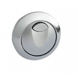 Eau2 Pneumatic push button actuation only for use with a removable shelf / panel in combination with bath furniture removable claddings for cistern inspection for use with 38 528 / 38 525 / 38 526 for dual flush or start and stop actuation diameter 48 mm 