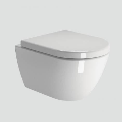 GSI PURA 50 TOILET & SOFT CLOSE SEAT WITH HINGES MS86CN11