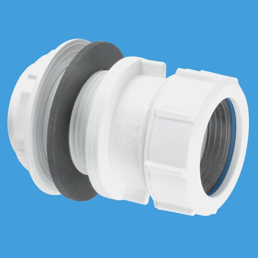 H0190TR 19mm (3/4") Tank Connector / Cistern Overflow Toilet Cistern