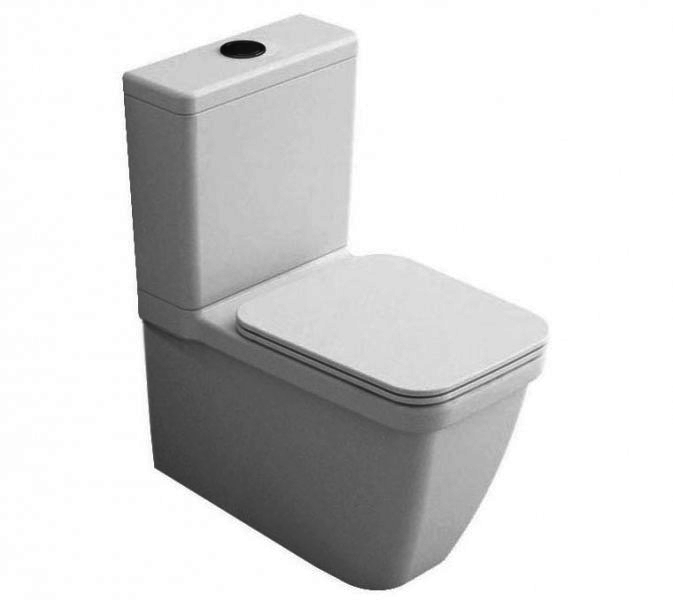 Hatria Erika Pro Q white soft-close toilet seat Y1FUT01 