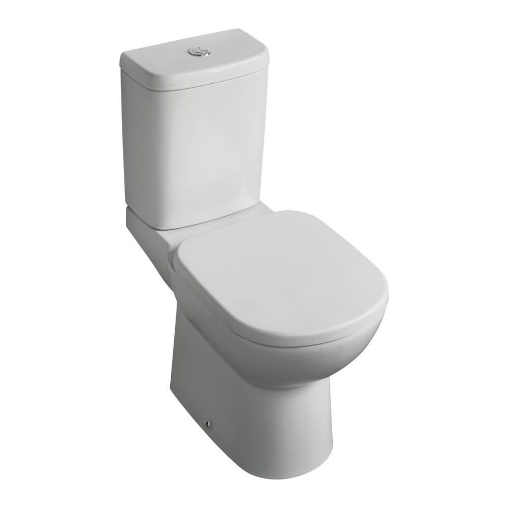 Ideal Standard T679901 Slow Close Seat and Cover with Soft Closing Hinges and Fittings - Short Projection J5234