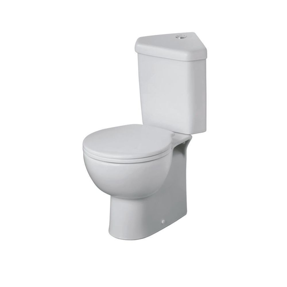 Ideal Standard Space Saver / Spacesaver White Toilet Seat with Fittings
