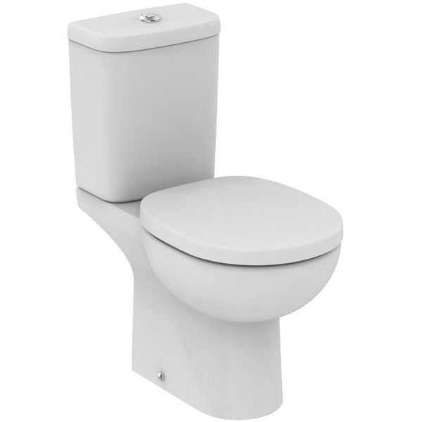 toilet with integrated cistern