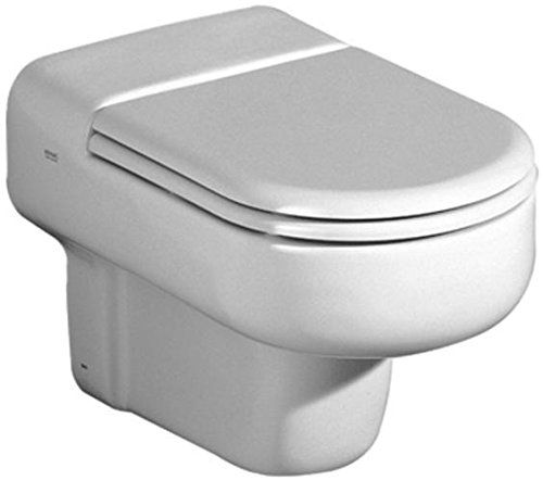 Keramag Courreges 572700000  white Toilet Seat with hinges, chrome-plated White