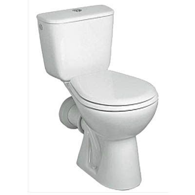Keramag toilet seat DELTA with metal hinges white 571070000