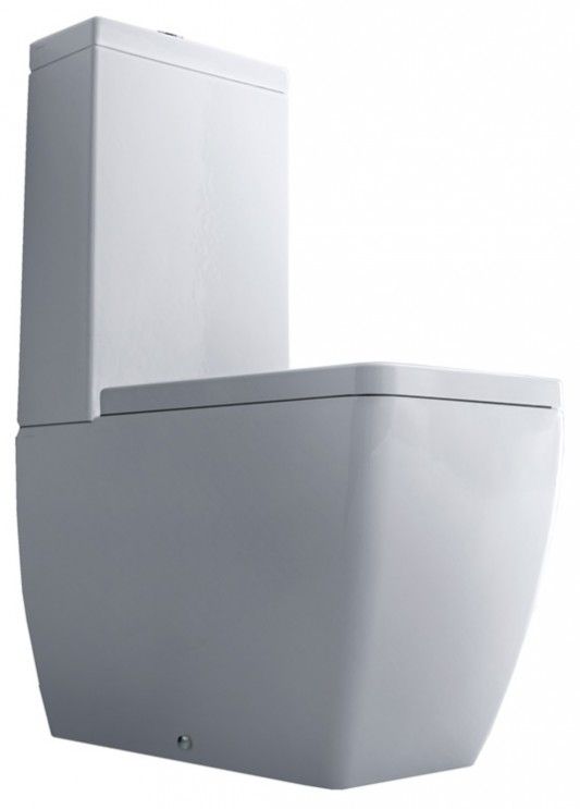 KERASAN TOILET SEAT WITH CHROME HINGES STANDARD CLOSE 3289