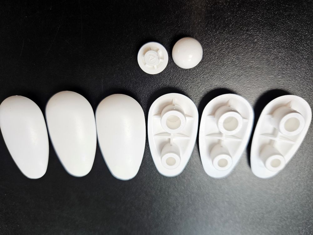 Laufen H8929720000001 My Life Alessi One toilet seat buffer pads 8.9297.2