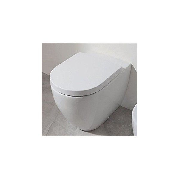 Link Flaminia Standard Close Toilet Seat and Cover with fittings 5051CW02