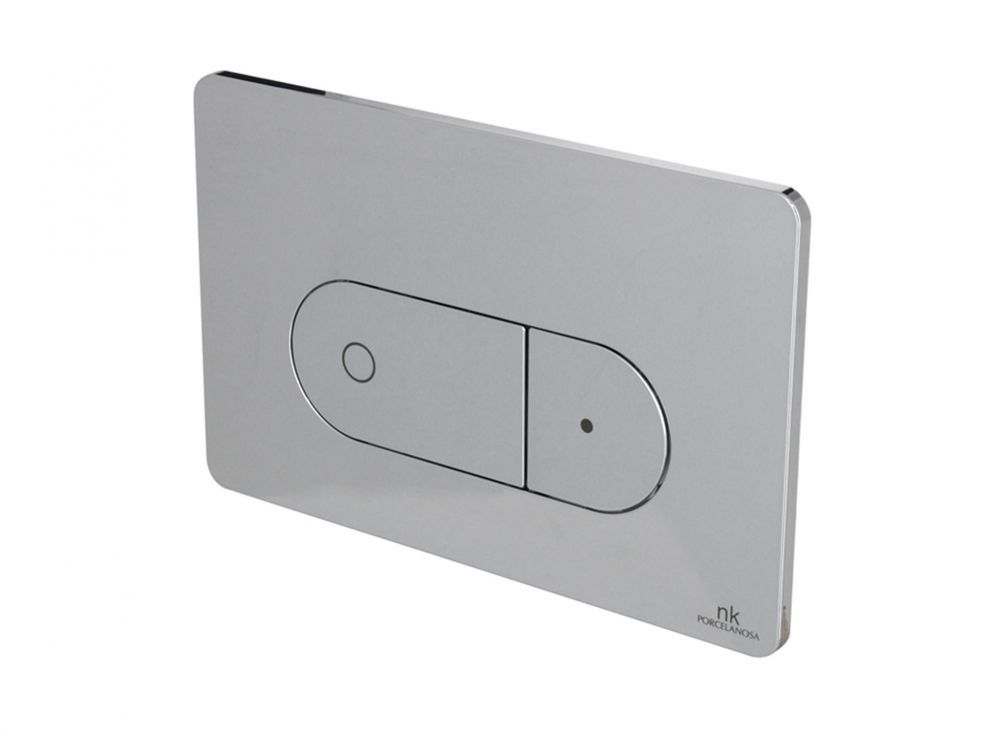 Porcelanosa / Noken Oval Flush Plate 100104502 Chrome