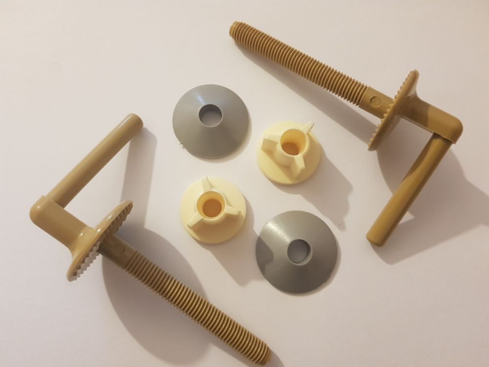 TWYFORDS JUPITER RHAPSODY VENUS / VERONA TOILET SEAT HINGE PACK MTS349