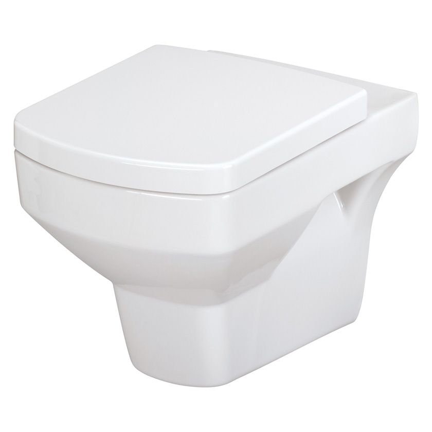 Cersanit Pure Toilet seat and cover supplied with hinges K980083 Soft