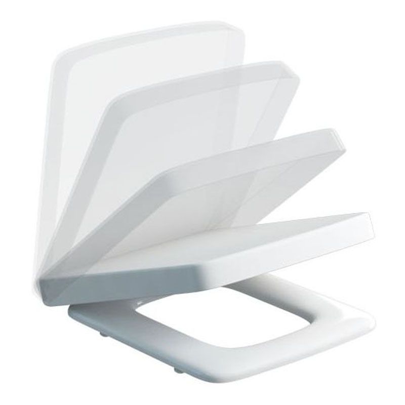 Standard Replacement Rectangular Toilet Seat and Cover