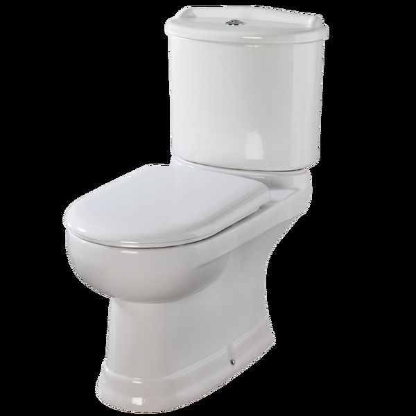 Twyford Grace toilet seat with cover soft close top fix Stainless Steel J01492