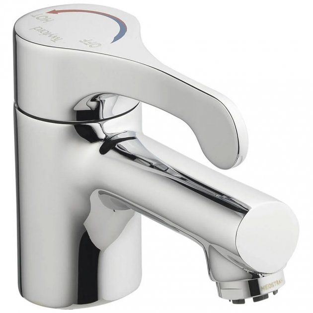 Twyford Lever action mixer tap SF5347CP / Twyford Sola Action Basin Mixer Tap - Chrome
