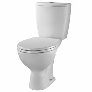Twyford Toilet  Seat and Cover with Plastic Hinges AR7810WH
