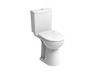 Twyford Toilet Seat E100 ROUND TOILET SEAT AND COVER TOP FIX HINGE, SOFT CLOSING MECHANISM  E17857WH