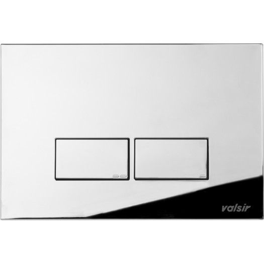 Valsir Push-plate Tropea S Pneumatic & Evolut Chrome ABS push panel square buttons VS0869245