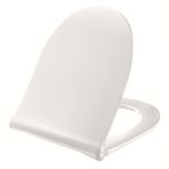 Toilet seat with soft close and lift-off incl. hinge in stainless steel 994