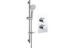 Round Shower Pack 1 - Circa Twin Single Outlet & Riser Kit DICMP0060
