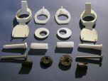 S9727SW Armitage Shanks Seat and Cover Hinge Set / Hinges For Armitage Shanks Toilet Seat and Cover / Hinge Set S9727SW  