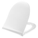Toilet seat with soft close and lift-off incl. hinge in stainless steel 934000