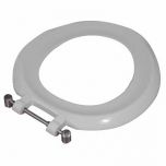 Twyford Toilet Seat Ring, with Bottom Fix stainless steel Hinge ST6881WH