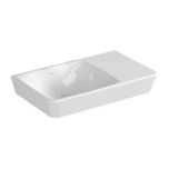 Vitra T4 4458BX03-0041 asymmetric washbasin White