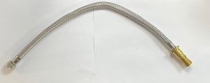 Geberit 261.358.00.1 Stainless steel connection hose (MISSING WASHERS NON-RETURNABLE)
