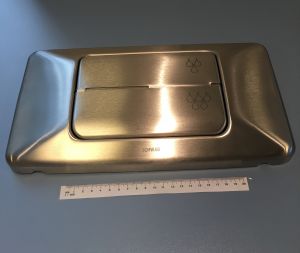 228585	Operation Plate Vista stainless steel anti-theft 