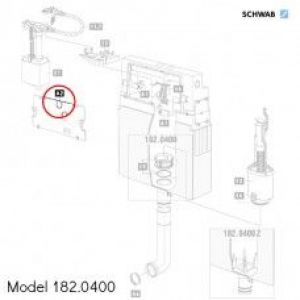 A2 Schwab inner plate for concealed cistern 182.0400