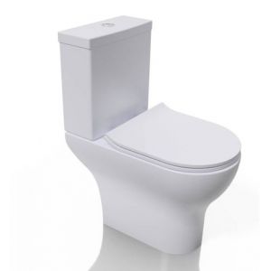 B & Q Solare  Toilet with Soft close Hinges Seat