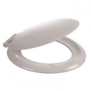 Celmac Wirquin MAESTRO - Standart hinge, Toilet seat and cover with stainless steel hinge - white