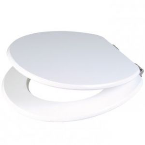 Celmac Wirquin Toilet Seat CAVALCADE, seat made of mdf SCL11WH / Wirquin Cavalcade Gloss White Toilet Seat