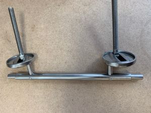 Celmac Wirquin Toilet Seat Hinges Chrome Bottom Fixing