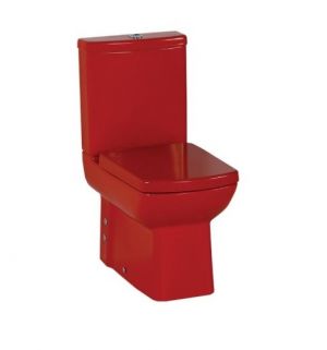 Creavit Lara LR361.7 red, Toilet Seat and  Slow Close Sorti KC3181 