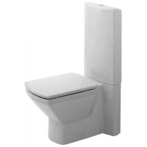 Duravit Caro toilet seat and cover, elongated  For floor standing toilets  Soft close seat