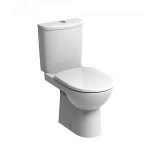 TWYFORD E100 TOILET SEAT AND COVER, METAL TOP FIX HINGE