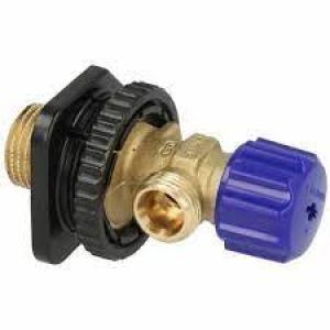 Geberit water connection with shut-off valve