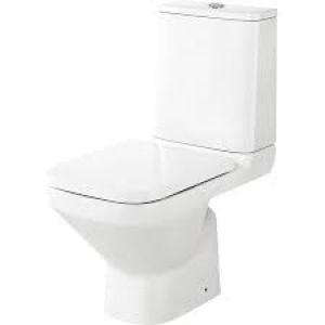 GoodHome Teesta White Quick release Soft close Toilet seat