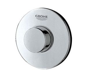 Grohe Adagio Air Button Chrome - 37761000 Grohe Toilet Cistern Spare Parts / Grohe replacement air button for use with the Adagio concealed cistern. Button diameter is 100mm.  