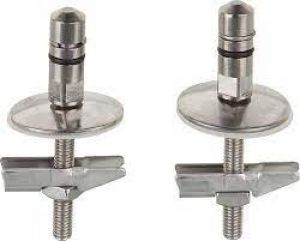 HARO C0702G SoftClose classic hinge BVO - toggle bolts, stainless steel 1 set  407560