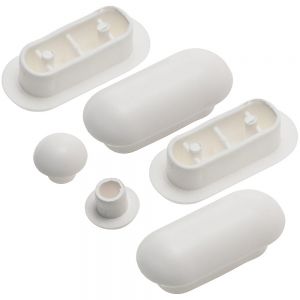 Ideal Standard K768501-404364/ 404492 seat buffer Pads for Toilet Seats White for Inga and Isabella toilet seats