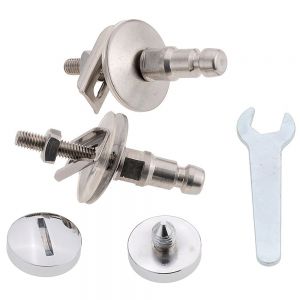 Laufen Toilet Seat Hinges with microlift for Laufen Mimo 8.9255.20000001 For 8.9395.3.300.000.1 Toilet Seat   4014804969285