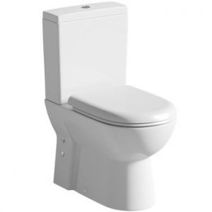 Micro Space Short Projection Standard Toilet Seat - White DISA0074