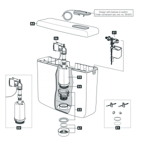  Schwab Exposed flushing cistern 164.1701 (64.090)